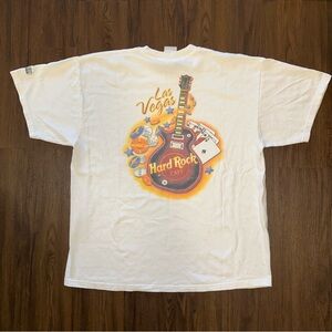 Vintage Hard Rock Cafe Las Vegas Heavy Tee in White
